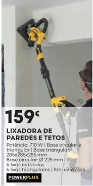 Oferta de Lixadora De Paredes E Tetos por 159€ em Bricomarché