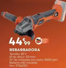 Oferta de Rebarbadora por 44,99€ em Bricomarché