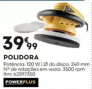 Oferta de Polidora por 39,99€ em Bricomarché