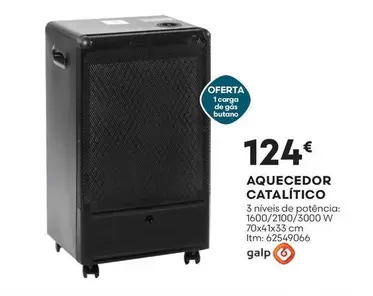 Oferta de Galp - Aquecedor Catalitico por 124€ em Bricomarché