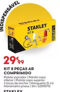 Oferta de Stanley - Kit 8 Peças Ar Comprimido por 29,99€ em Bricomarché