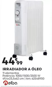 Oferta de A+ - Irradiador A Oleo por 44,99€ em Bricomarché