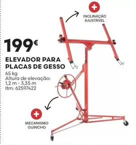 Oferta de Elevador Para Placas De Gesso por 199€ em Bricomarché