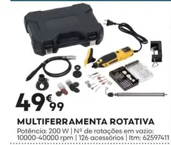 Oferta de Multiferramenta Rotative por 49,99€ em Bricomarché