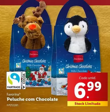 Oferta de Favorina - Peluche com Chocolate por 6,99€ em Lidl