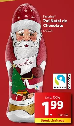 Oferta de Favorina - Pain Natal De Chocolate por 1,99€ em Lidl