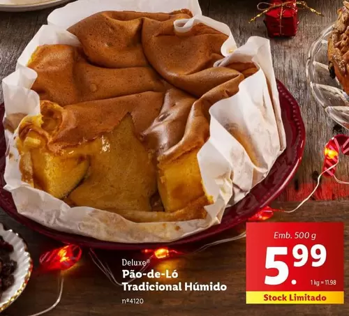 Oferta de Deluxe - Pao-de-lo Tradicional Húmido por 5,99€ em Lidl