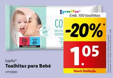 Oferta de €CO+ - Toalhitas Para Bebe por 1,05€ em Lidl