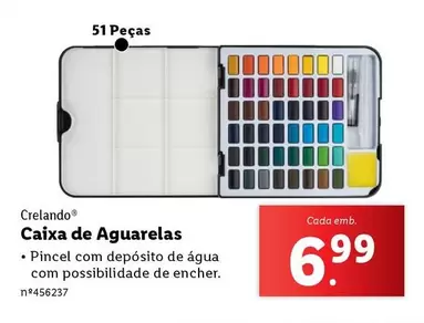 Oferta de .Com - Caixa De Aguarelas por 6,99€ em Lidl