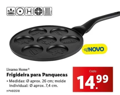 Oferta de Frigideira Para Panquecas por 14,99€ em Lidl