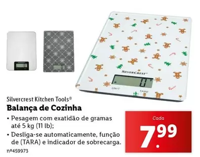 Oferta de Silvercrest - Balanca De Cozinha por 7,99€ em Lidl