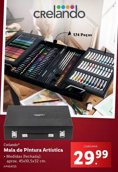 Oferta de Mala De Pintura Artistica por 29,99€ em Lidl