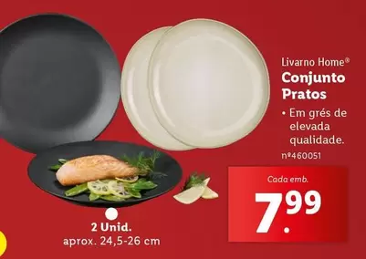 Oferta de Conjunto Pratos por 7,99€ em Lidl