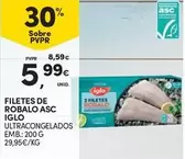 Oferta de Iglo - Filetes De Robalo Asc por 5,99€ em Continente