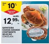 Oferta de Continente - Sapateira Cozida Grande  Selecao por 12,99€ em Continente