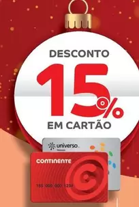 Oferta de Em Cartãoem Continente