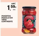 Oferta de Continente - Pimentos Piquillo Em Tiras por 1,59€ em Continente