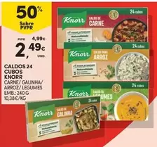 Oferta de Knorr - Caldos 24 Cubos por 2,49€ em Continente