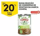 Oferta de Compal - Numa Selecao De Conservas De Vegetais Da Marcaem Continente