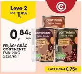 Oferta de Continente - Feijão/Grao por 0,84€ em Continente