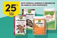 Oferta de Nós - Nos Cereais, Barras E Granolas Da Marca Cem Porcentoem Continente