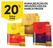 Oferta de Prozis - Numa Selecao De Infusoes H2o Da Marca Prozisem Continente