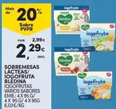 Oferta de Blédina - Sobremesas Lacteas/ Iogofruta por 2,29€ em Continente