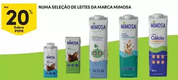 Oferta de Mimosa - Numa Selecao De Leites Da Marcaem Continente