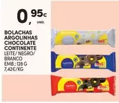 Oferta de Continente - Bolachas Argo Linhas Chocolate por 0,95€ em Continente