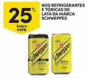 Oferta de Schweppes - Nos Refrigerantes E Tonicas De Lata Da Marcaem Continente