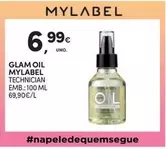 Oferta de Mylabel - Glam Oil por 6,99€ em Continente