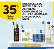 Oferta de Nivea - Nos Cremes De Rosto, Seruns, Ampolas, Contornos De Olhos E Mascaras Q10 Da Marcaem Continente