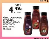 Oferta de Mylabel - Oleo Corporal por 4,49€ em Continente