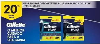 Oferta de Gillette - Nas Laminas Descartaveis Blue 2 Da Marcaem Continente