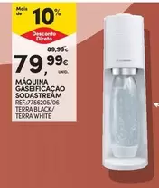 Oferta de Máquina Gaseificacao Sodastream por 79,99€ em Continente