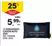 Oferta de Desumidific Cador Auto por 5,99€ em Continente