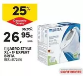 Oferta de Brita - Jarro Style Xl+1f Expert por 26,95€ em Continente