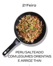 Oferta de .Com - Peru Salteado Comlegumes Orientalis E Arroz Thaiem Continente