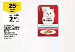 Oferta de Purina - Alimento Humido P/Gato Gourmet Mon Petit por 2,61€ em Continente