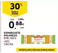 Oferta de Milaneza - Esparguete por 0,88€ em Continente