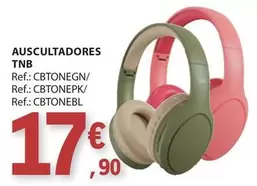 Oferta de Auscultadores Tnb por 17,9€ em E.Leclerc