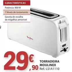 Oferta de Moulinex - Torradeira por 29,9€ em E.Leclerc