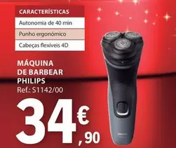 Oferta de Philips - Máquina De Barbear por 34,9€ em E.Leclerc