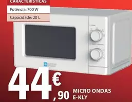 Oferta de Micro Ondas E-kly por 44,9€ em E.Leclerc