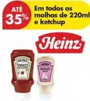 Oferta de Heinz - Em Todos Os Molhosem Pingo Doce