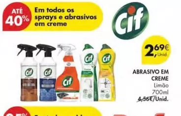 Oferta de Cif - Abrasivo Em Creme por 2,69€ em Pingo Doce