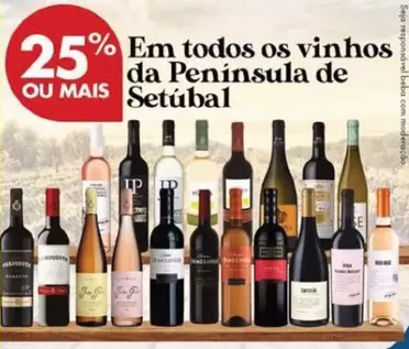 Oferta de Em Todos Os Vinhos Da Peninsula De Setubalem Pingo Doce