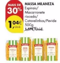 Oferta de Milaneza - Massa por 1,04€ em Pingo Doce