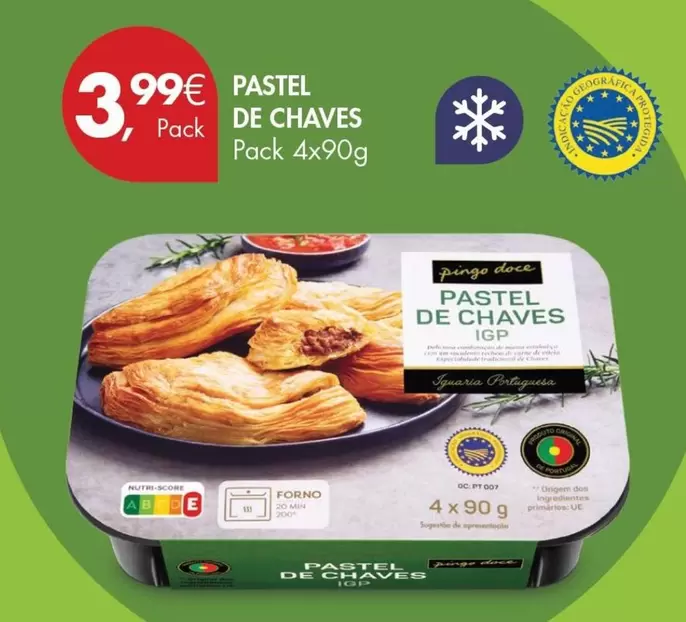 Oferta de Portugal - Pastel De Chaves por 3,99€ em Pingo Doce