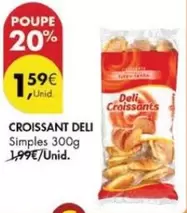 Oferta de Croissant por 1,59€ em Pingo Doce